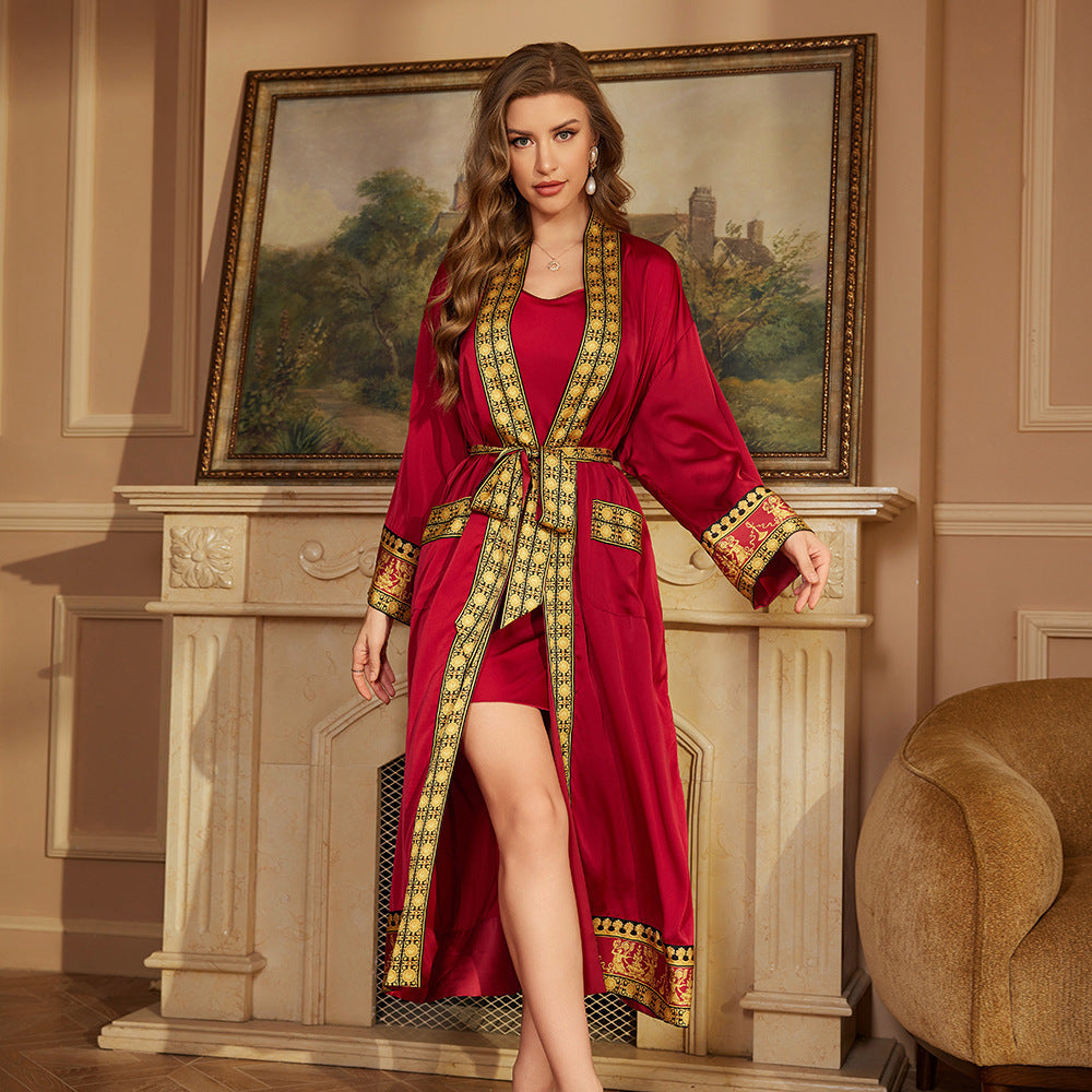 Long Robe Bathrobe Luxury Bathrobe